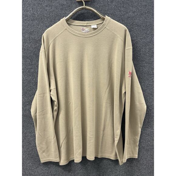 Drifire HRC2 FR Shirt Mens 4XL Tan Long Sleeve Flame Resistant Made In USA - Picture 1 of 8
